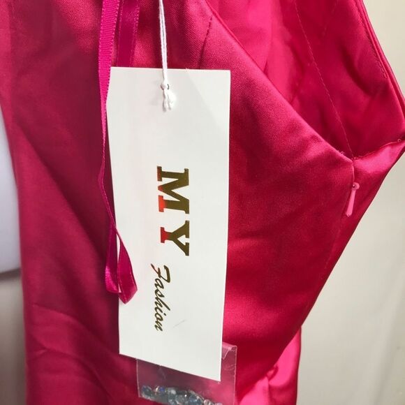 My Fashion Style Fuchsia Size Medium NWOT Prom Evening Dress - Picture 10 of 11